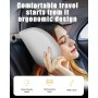 JOFLVA Reposacabezas Lateral Del Coche, Reposacabezas Coche Niño, Soporte Para Cuello Retráctil Extraíble Almohada Del