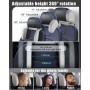 JOFLVA Reposacabezas Lateral Del Coche, Reposacabezas Coche Niño, Soporte Para Cuello Retráctil Extraíble Almohada Del