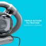 Black+Decker Aspirador de Mano para Coche 12V, Acción Ciclónica, Tubo Flexible 80cm, Adaptador para Mechero, 5m de Cable,