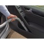 Black+Decker Aspirador de Mano para Coche 12V, Acción Ciclónica, Tubo Flexible 80cm, Adaptador para Mechero, 5m de Cable,