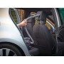 Black+Decker Aspirador de Mano para Coche 12V, Acción Ciclónica, Tubo Flexible 80cm, Adaptador para Mechero, 5m de Cable,