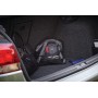 Black+Decker Aspirador de Mano para Coche 12V, Acción Ciclónica, Tubo Flexible 80cm, Adaptador para Mechero, 5m de Cable,