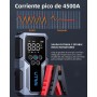 4500A Arrancador de Baterías de Coche con Compresor de Aire,UTRAI 12V Arrancador de Coches(para 9L Gasolina o 7.5L Diesel)