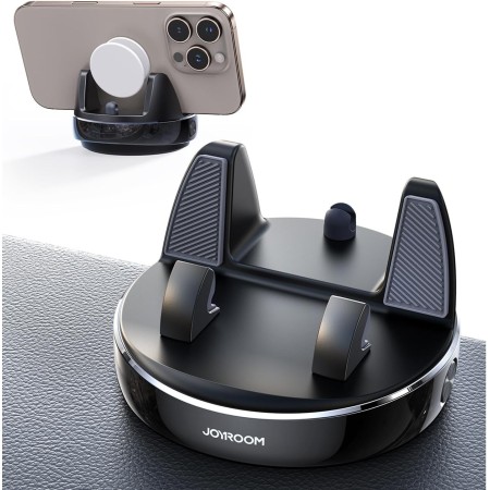 JOYROOM Soporte Móvil Coche Salpicadero, Porta Movil Coche Antideslizante Compatible con PopGrip, Universal Car Phone Holder
