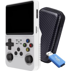 SVP Formats R36S Consola retro portátil 64 GB con +15.000 Juegos +26 Emuladores PS1, PSP, N64, NDS, SuperN, GameB, GBA - Linux