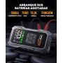 Arrancador de Baterias de Coche con Compresor de Air, 5500A YaberAuto Arrancador de Coche Portatil (Todo Gas/10,0L Diesel) con