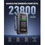 Arrancador de Baterias de Coche con Compresor de Air, 5500A YaberAuto Arrancador de Coche Portatil (Todo Gas/10,0L Diesel) con