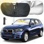 Oziral Parasol Coche Paraguas Plegable para Parabrisas Delantero versión Mejorada Sombrilla para Coche Protección UV El Eje