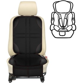 Nutabevr Protector Asiento Coche Niños Compatible Isofix con 2 Bolsillos de Almacenaje, Protectores Impermeables Desde Manchas y