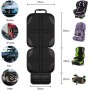 Nutabevr Protector Asiento Coche Niños Compatible Isofix con 2 Bolsillos de Almacenaje, Protectores Impermeables Desde Manchas y