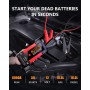 CARHEV Arrancador de Coches 6000A, 26800mAh Arrancador de Baterias de Coches (para 10.0L de Gasolina o 10.0L de Diésel) 12V