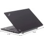Lenovo Portátil empresarial ThinkPad T470 de 14 Pulgadas, Intel Core i5-6200, 16 GB de RAM, SSD de 256 GB, Teclado