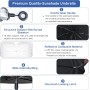 Parasol para Parabrisas de Coche, Parasol Plegable Que No Bloquea El Espejo Retrovisor, Protección UV, Plegable y Fácil de