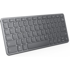 Lenovo Teclado Inalámbrico Multidispositivo (Android, Windows, iPadOS - Bluetooth, USB-C, 12 Teclas de Función) QWERTY Español -