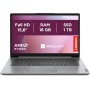 Lenovo IdeaPad 1 Gen 7 - Ordenador Portátil 15.6" FHD (AMD Ryzen 5 7520U, 16GB RAM, 512GB SSD, AMD Radeon 610M Graphics, Wi-Fi