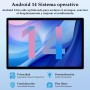 ZIOVO Android 14 Tablet 10 Pulgadas, 22GB RAM+128GB ROM (TF 1TB), 5G WiFi, Widevine L1/Octa-Core/2.0GHz/8000mAh/Cuerpo