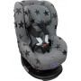 Dooky Grey Stars Funda De Asiento Infantil (ajuste Universal Para Muchos Modelos Populares, Grupo De Edad 1+ 9 - 18 Kg, Sistema