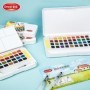 Juego de pintura de acuarela de 12/24/36/48 colores con pinceles de ag