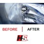 Pulir faros coche - Kit de polímero líquido para faros HS - Kit pulir faros coche completo para restauración de faros de coche -