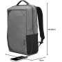 Lenovo Mochila B210 para ordenadores portátiles de 15.6 pulgadas, mochila ligera y repelente al agua, color negro