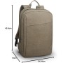 Lenovo Mochila B210 para ordenadores portátiles de 15.6 pulgadas, mochila ligera y repelente al agua, color negro