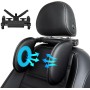 Aipwerer Reposacabezas Coche, Soporte para El Cuello Retráctil y Extraíble Almohada Gancho para Reposacabezas del Asiento del