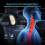 Aipwerer Reposacabezas Coche, Soporte para El Cuello Retráctil y Extraíble Almohada Gancho para Reposacabezas del Asiento del
