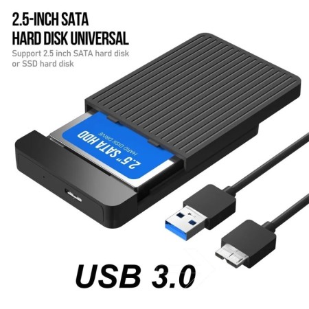 Caja USB 3,0 HDD 2,5 "tipo C Micro Cable disco duro externo USB 3,1 fu