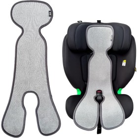 HECKBO Funda de asiento infantil antifatiga de verano para cochecito - grupo 1 - silla de coche con arnés de 3 puntos 5 puntos