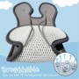 HECKBO Funda de asiento infantil antifatiga de verano para cochecito - grupo 1 - silla de coche con arnés de 3 puntos 5 puntos