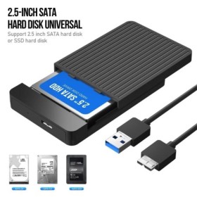 Caja USB 3,0 HDD 2,5 "tipo C Micro Cable disco duro externo USB 3,1 fu