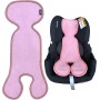 HECKBO Funda de asiento infantil antifatiga de verano para cochecito - grupo 1 - silla de coche con arnés de 3 puntos 5 puntos