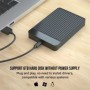Caja USB 3,0 HDD 2,5 "tipo C Micro Cable disco duro externo USB 3,1 fu
