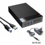 Caja HDD de 2,5/3,5 pulgadas, carcasa de disco duro USB 3,0 SATA a USB
