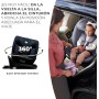 Kinderkraft I-GROW Silla de coche, I-SIZE 40-150 cm, Isofix, Silla coche bebé, para niños, Ajustable, Sillade, RWF, FWF, Asiento