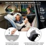 Kinderkraft I-GROW Silla de coche, I-SIZE 40-150 cm, Isofix, Silla coche bebé, para niños, Ajustable, Sillade, RWF, FWF, Asiento