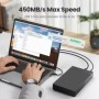 Caja HDD de 2,5/3,5 pulgadas, carcasa de disco duro USB 3,0 SATA a USB