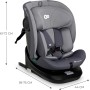 Kinderkraft I-GROW Silla de coche, I-SIZE 40-150 cm, Isofix, Silla coche bebé, para niños, Ajustable, Sillade, RWF, FWF, Asiento