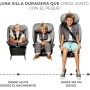 Kinderkraft I-GROW Silla de coche, I-SIZE 40-150 cm, Isofix, Silla coche bebé, para niños, Ajustable, Sillade, RWF, FWF, Asiento