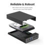 Caja HDD de 2,5/3,5 pulgadas, carcasa de disco duro USB 3,0 SATA a USB