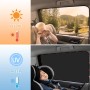 ZATOOTO Parasol Coche Lateral Magnético y Parasol de Ventana - Protector Solar para Bebés, Cortinas de Privacidad, Anti-UV -