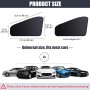 ZATOOTO Parasol Coche Lateral Magnético y Parasol de Ventana - Protector Solar para Bebés, Cortinas de Privacidad, Anti-UV -
