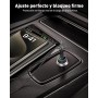 4-Puerto 90W Cargador Coche Carga Rapida, Dual USB-C & USB-A PD/QC Adaptador Movil Mechero Tipo-C Cargador Coche para iPhone