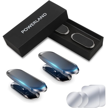 powerland Soporte magnético para teléfono móvil para Coche, Soporte Imán para Salpicadero 360° Rotación, para iPhone12 11 Pro