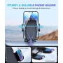 CIRYCASE Soporte Móvil Coche, [Agarre Superior] Sujeta Movil Coche 360° Giratorio para Parabrisas/Salpicadero, Suporte Telemovel