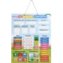 chuckle - Calendario Magnético Infantil con Estaciones, Fechas Y Tiempo (En Español) - 40x32 Cm - Juego Divertido De Aprendizaje