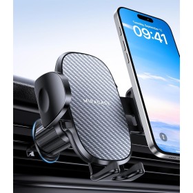 Miracase 2025 Soporte Movil Coche [Gancho Metálico Resistente] Suporte Telemovel Carro en Rotación 360° y Manejo con una Sola
