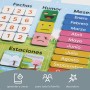 chuckle - Calendario Magnético Infantil con Estaciones, Fechas Y Tiempo (En Español) - 40x32 Cm - Juego Divertido De Aprendizaje