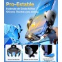 Miracase 2025 Soporte Movil Coche [Gancho Metálico Resistente] Suporte Telemovel Carro en Rotación 360° y Manejo con una Sola