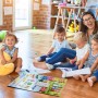 chuckle - Calendario Magnético Infantil con Estaciones, Fechas Y Tiempo (En Español) - 40x32 Cm - Juego Divertido De Aprendizaje